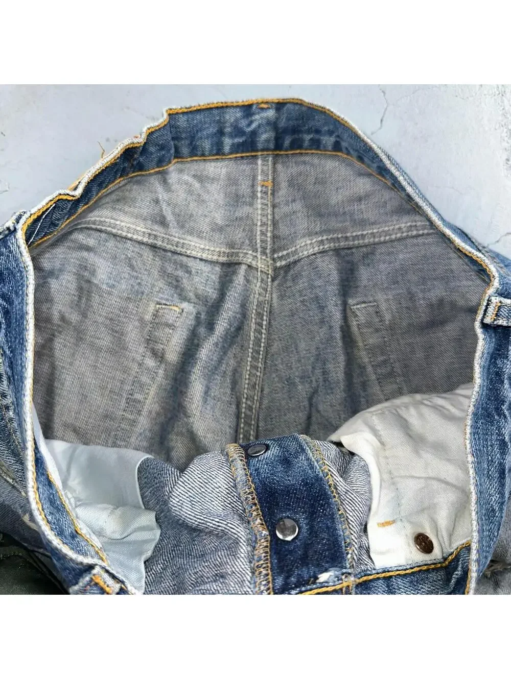 Levis 501 Vintage Y2K XX Straight Leg Jeans Blue Light Wash 34x34 Act 33x33